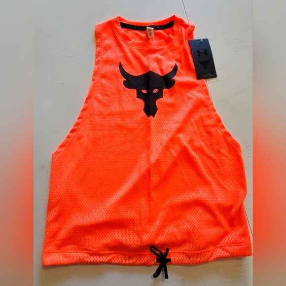 Under Armour Tops - Project rock mesh tank